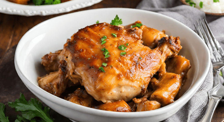 Slow Cooker Chicken Thighs